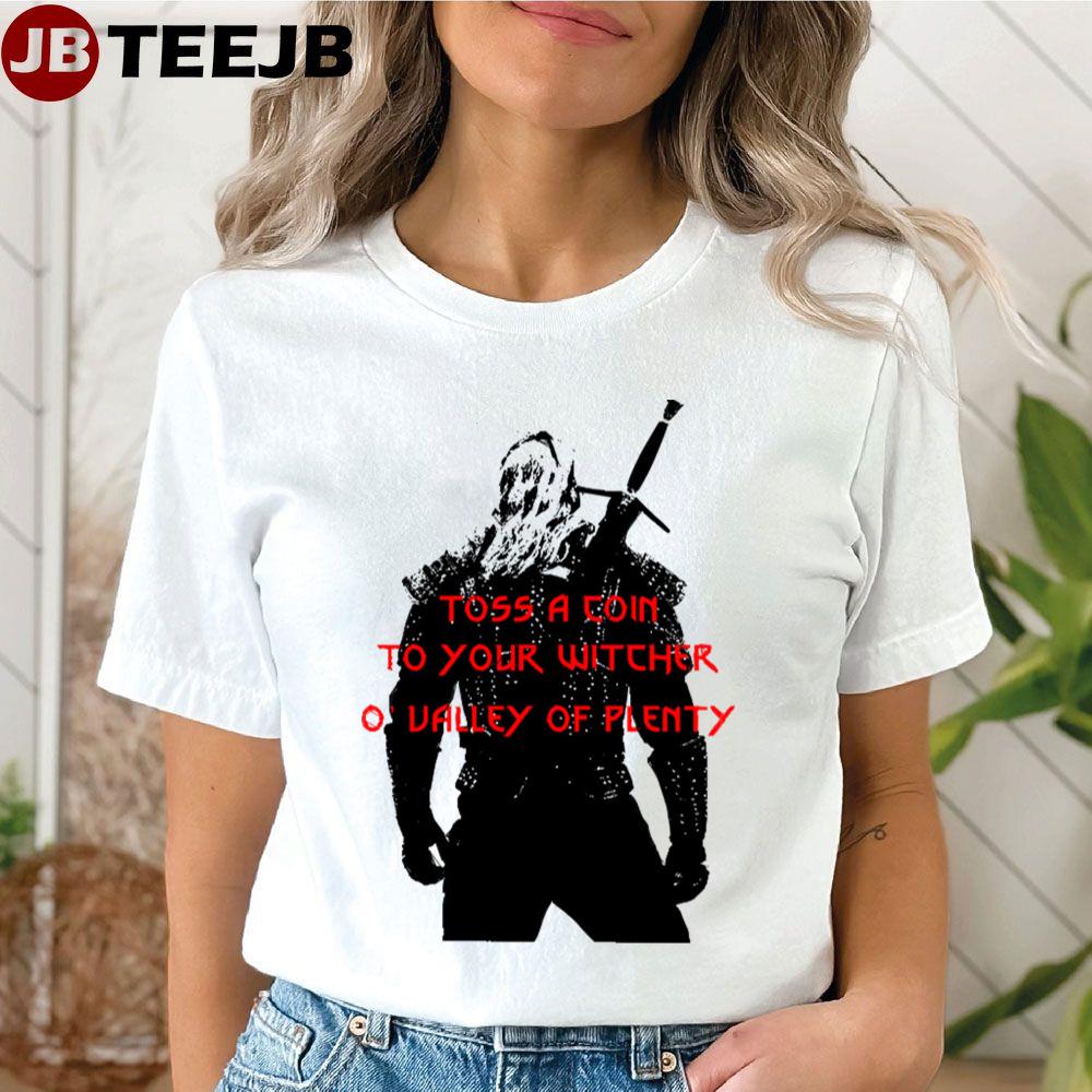 Black Art Toss A Coin To Your The Witcher Unisex T-Shirt