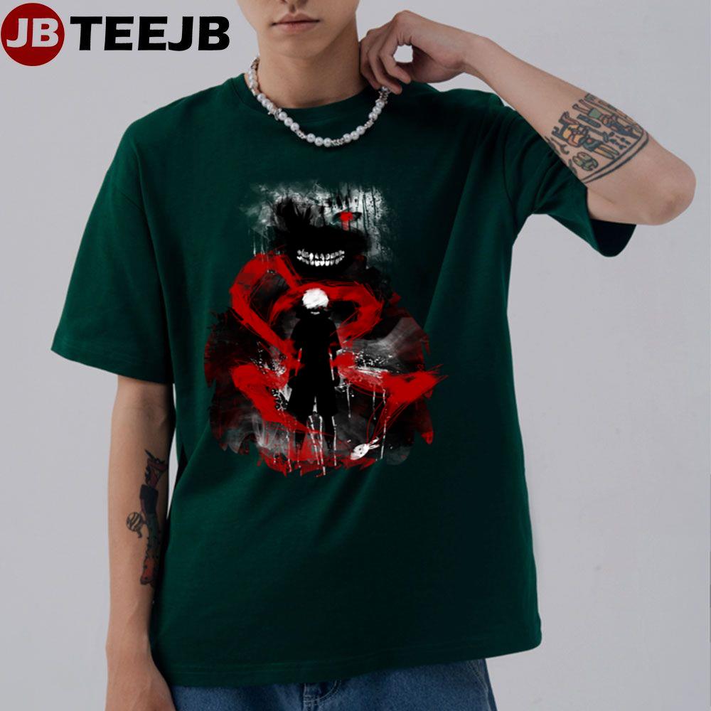 Black Red Art Tokyo Ghoul Anime Unisex T-Shirt