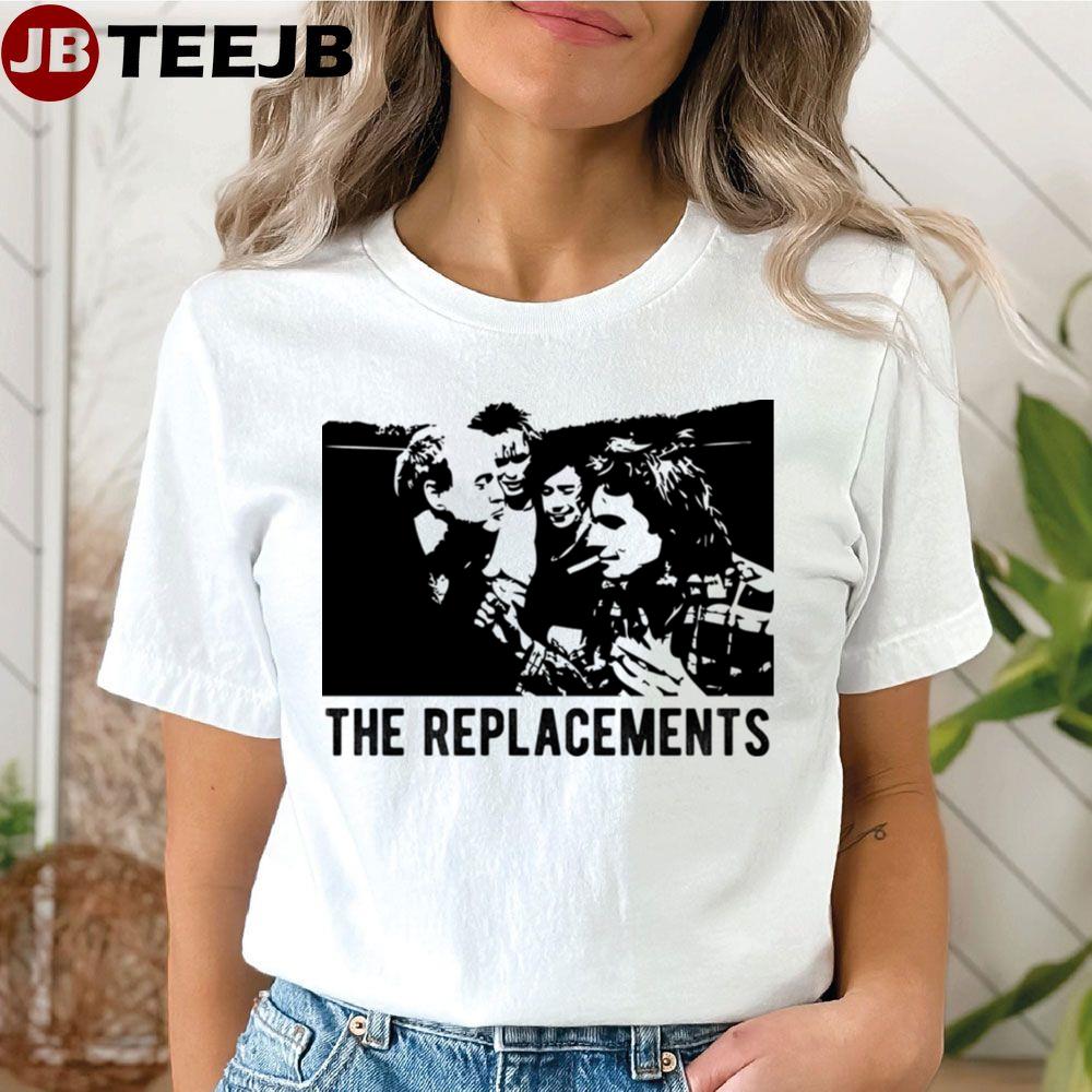 Black The Replacements Band Unisex T-Shirt