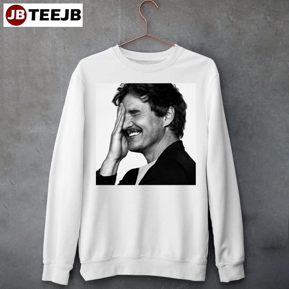 Black White Pedro Pascal Unisex Sweatshirt