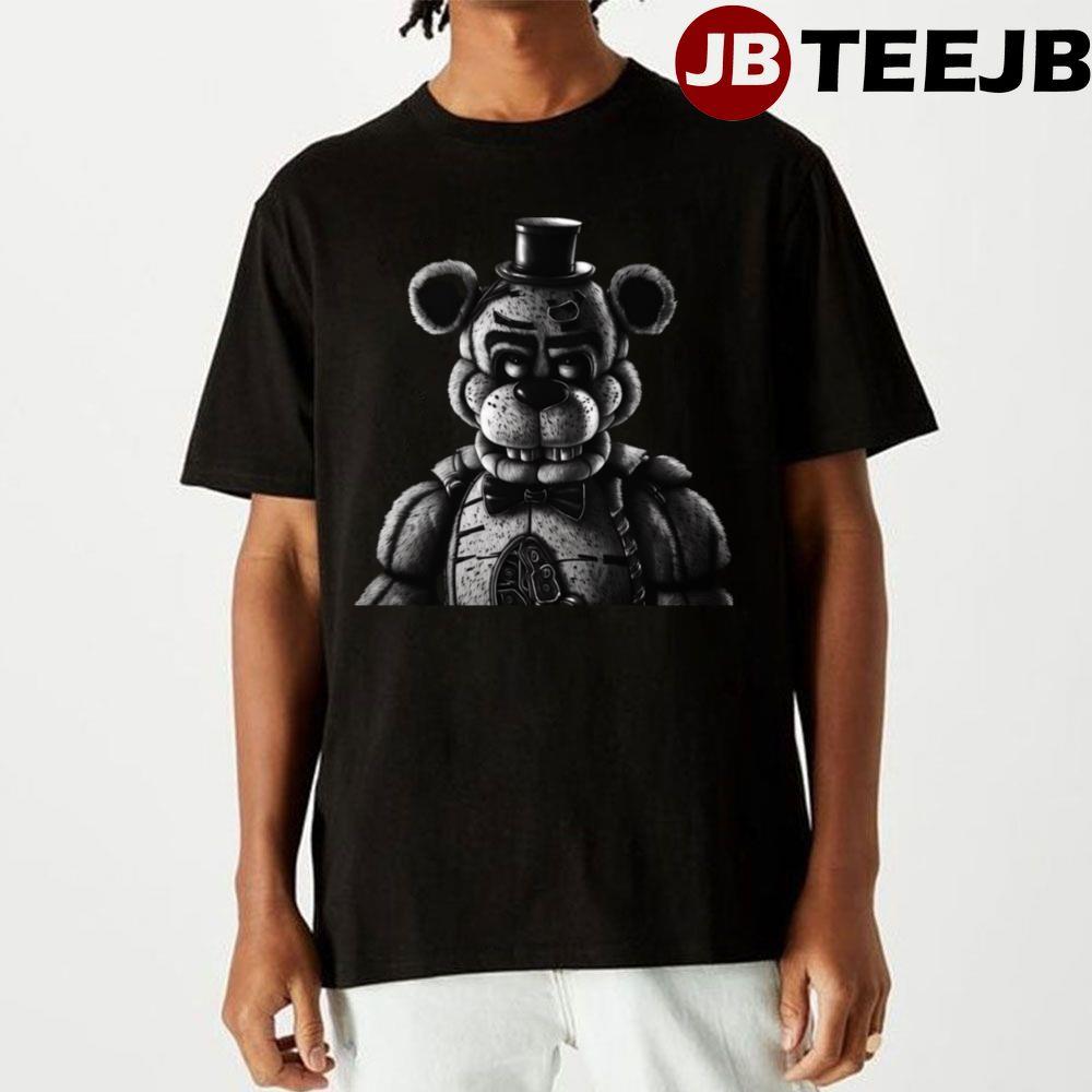 Black Whtie Art Five Nights At Freddy’s Unisex T-Shirt