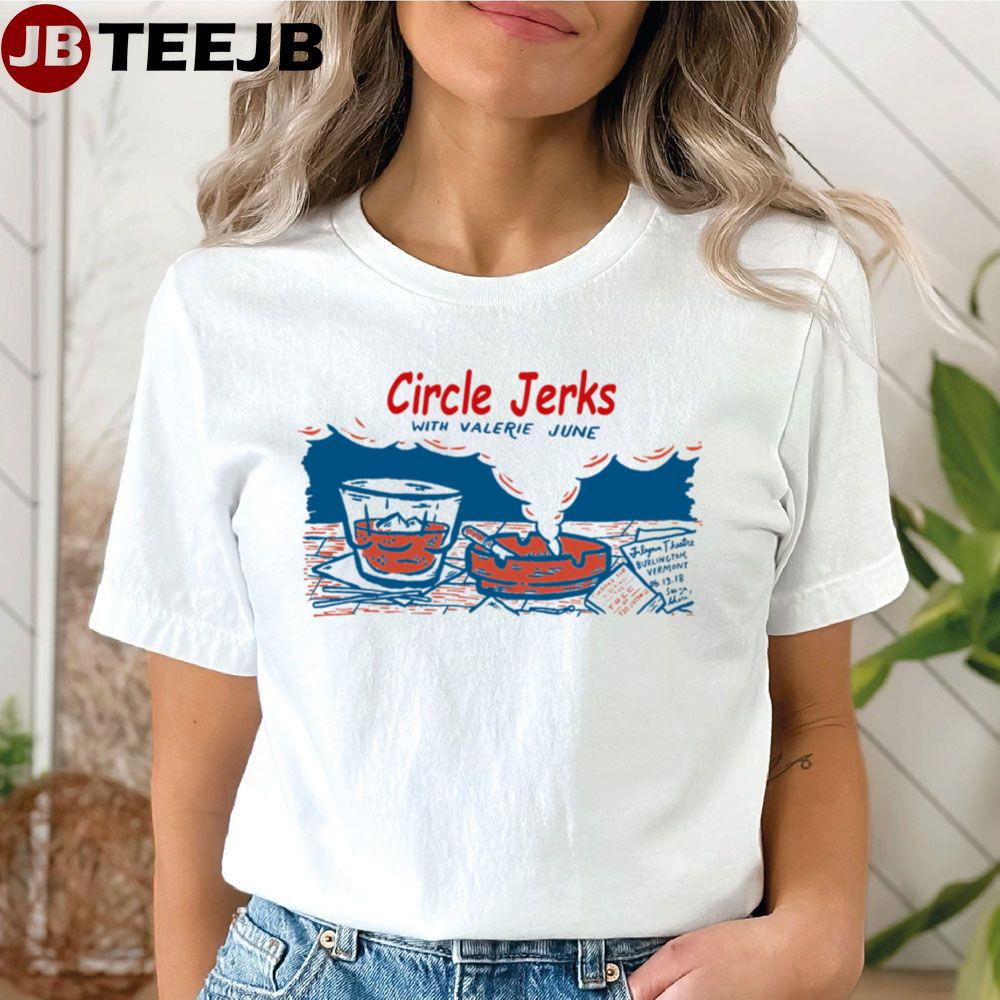 Blue Art Valerie June With Circle Jerks Unisex T-Shirt