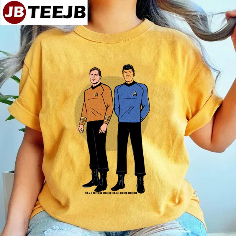 Captain Kirk And Mr Spock Star Trek Unisex T-Shirt