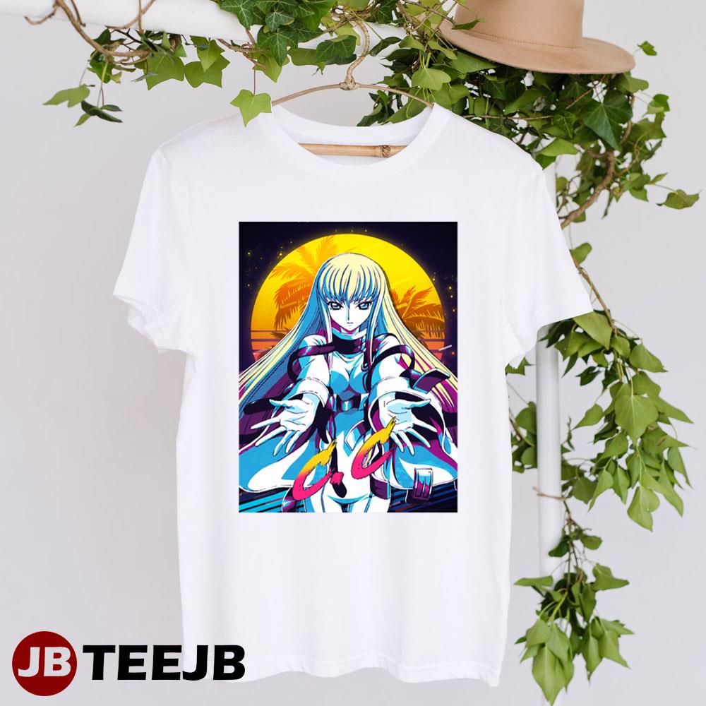 Cc Code Geass Anime 80s Vaporwave Unisex T-Shirt