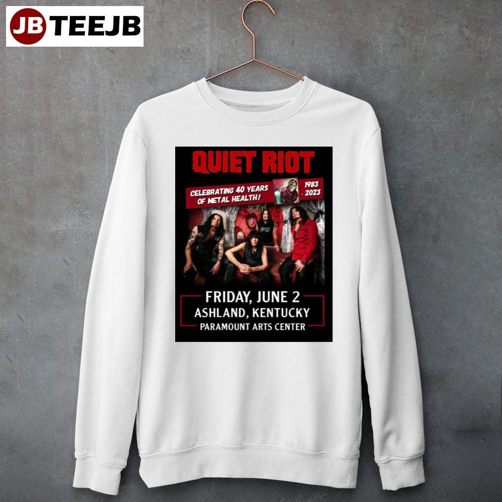 Celebrating 40 Years Of Metal Health Quiet Riot 1983 2023 Unisex T-Shirt