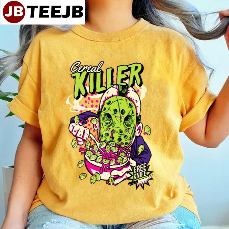 Cereal Jason Voorhees Killer Funny Horror Unisex T-Shirt