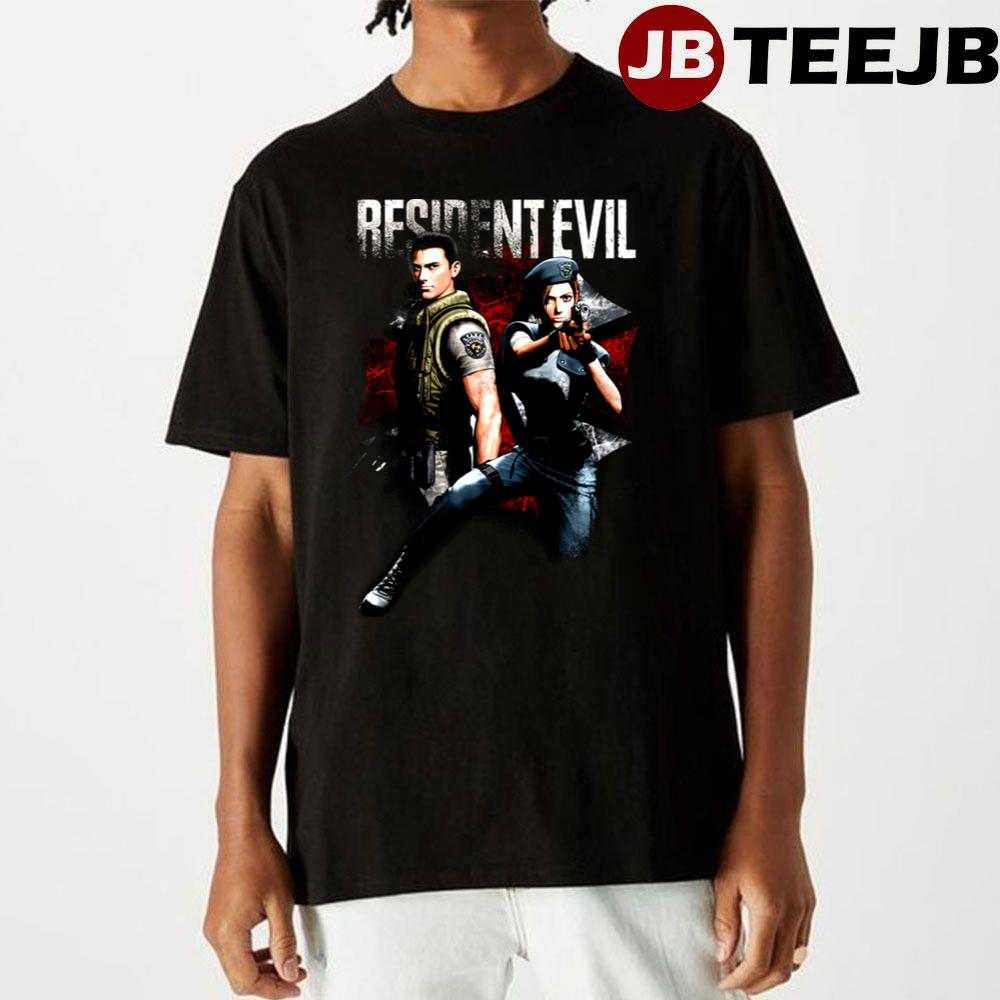 Chris & Jill Valentine Resident Evil Unisex T-Shirt