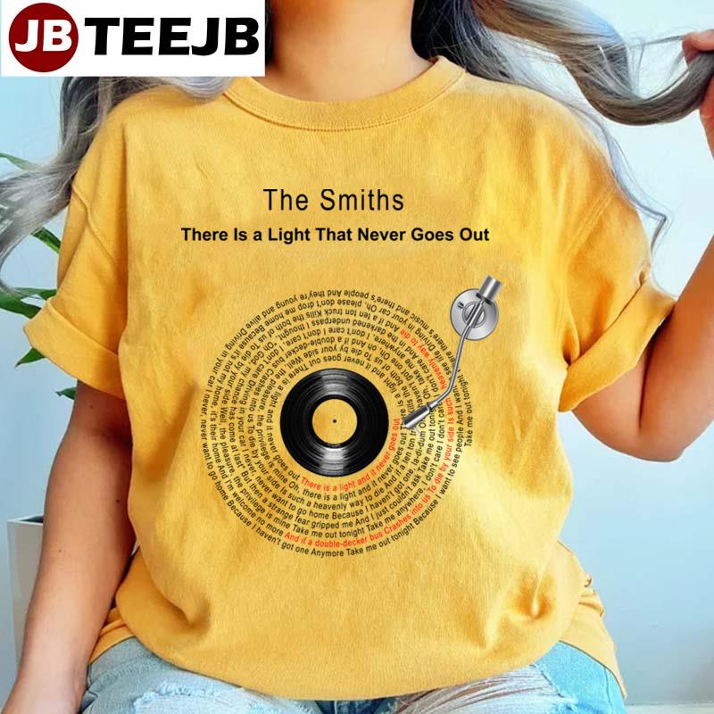 Circle Lyric Never Goes Out The Smiths Unisex T-Shirt