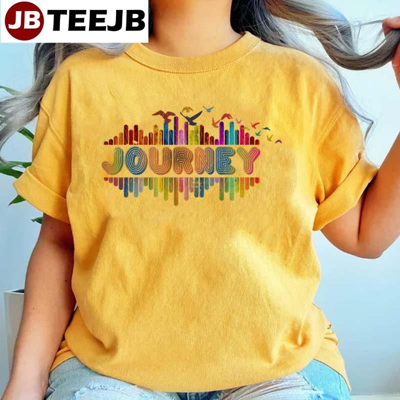 Color Wave With Journey Unisex T-Shirt