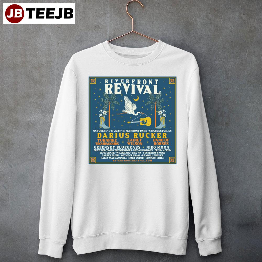 Darius Rucker’s Riverfront Revival 2023 Unisex T-Shirt