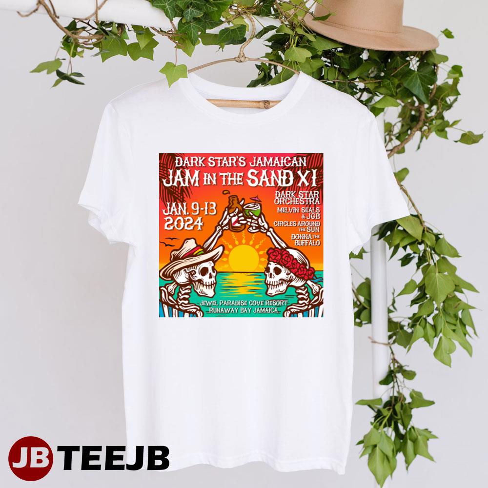 Dark Star’s Jamaican Jam In The Sand Xi Dark Star Orchestra Tour 2024 Unisex T-Shirt