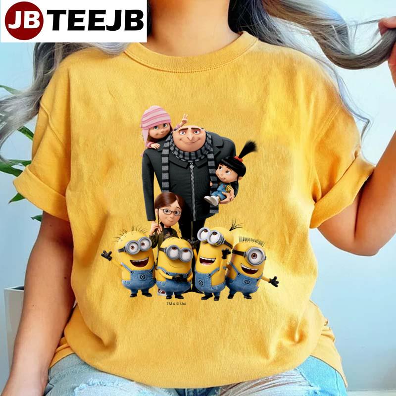 Despicable Me Minions Gru Agnes Margo & Edith Unisex T-Shirt