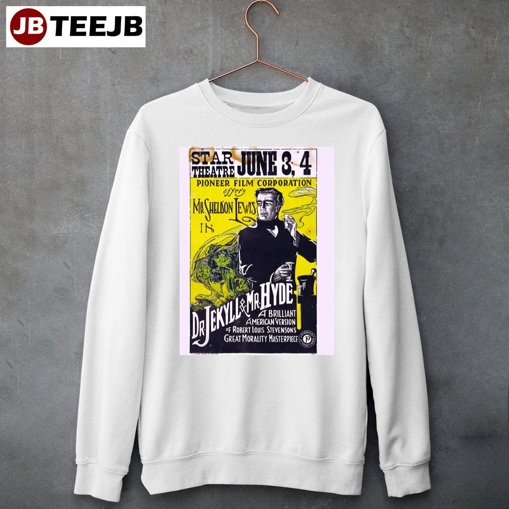 Dr Jekyll And Mr Hyde Vintage Movie Unisex Sweatshirt