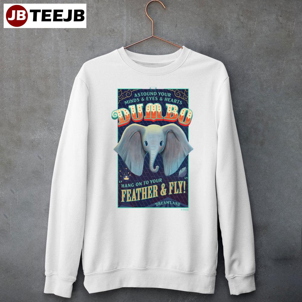 Dumbo Hang On To Your Feather & Fly Unisex Sweatshirt