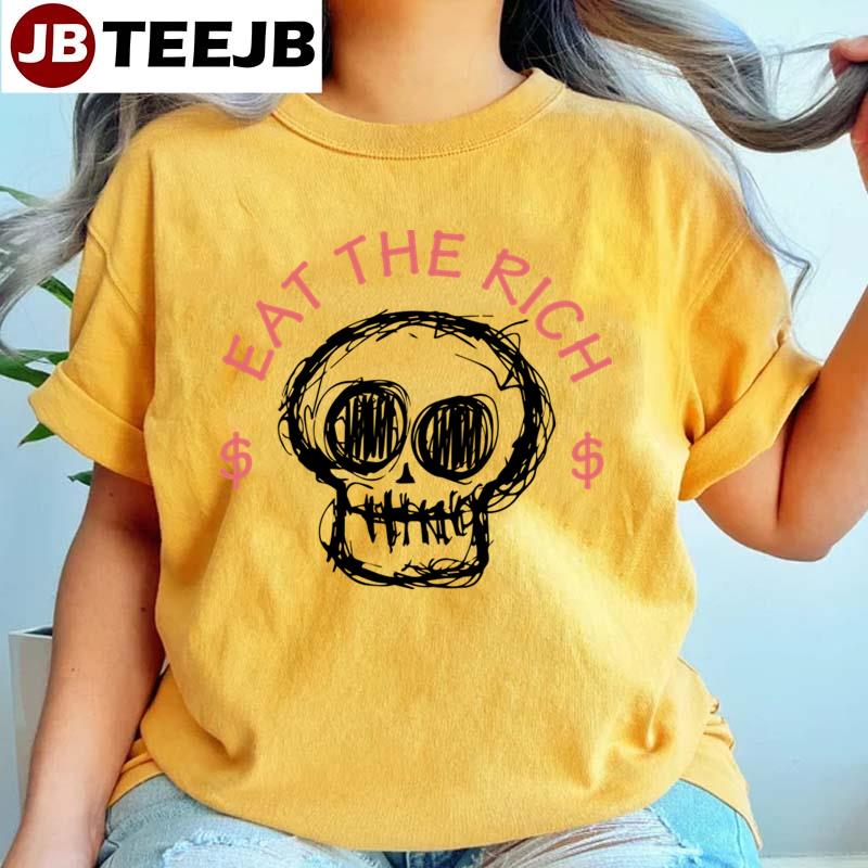 Eat The Rich Skull Unisex T-Shirt