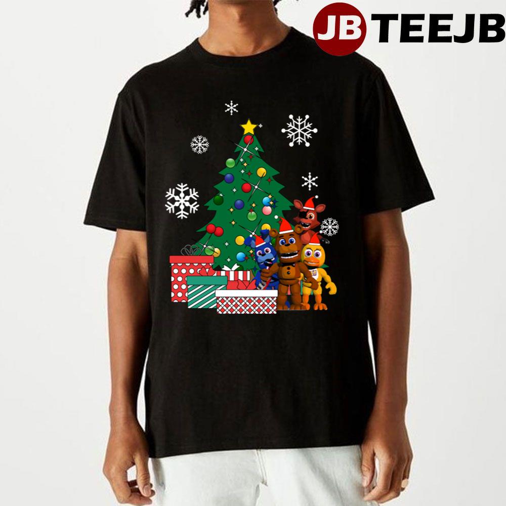 Five Nights At Freddys Around The Christmas Tree Unisex T-Shirt