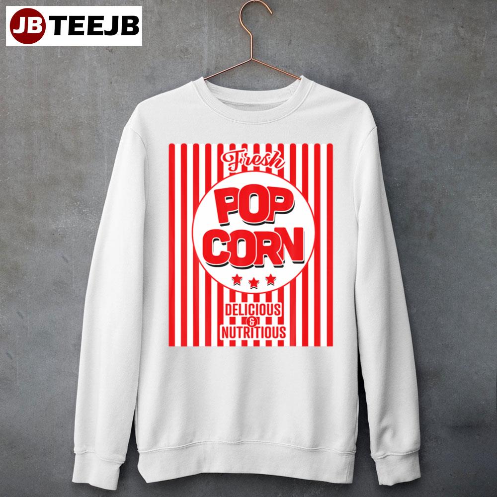 Fresh Popcorn Carnival Costume Cinema Funny Vintage Unisex Sweatshirt