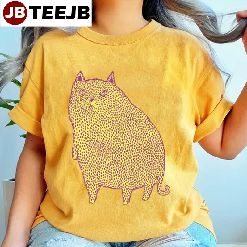 Funny Yellow Cat Unisex T-Shirt