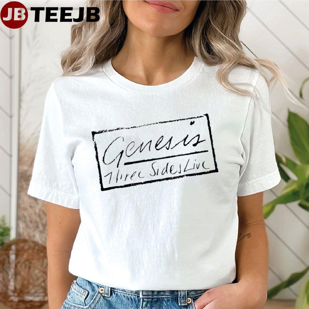 Genesis Three Sideslive Rock Band Unisex T-Shirt