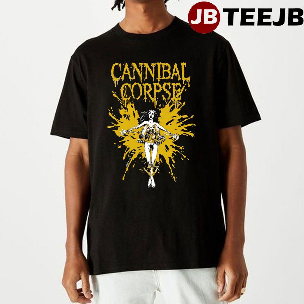 Gold  Artwork Graphic Cannibal Corpse Unisex T-Shirt