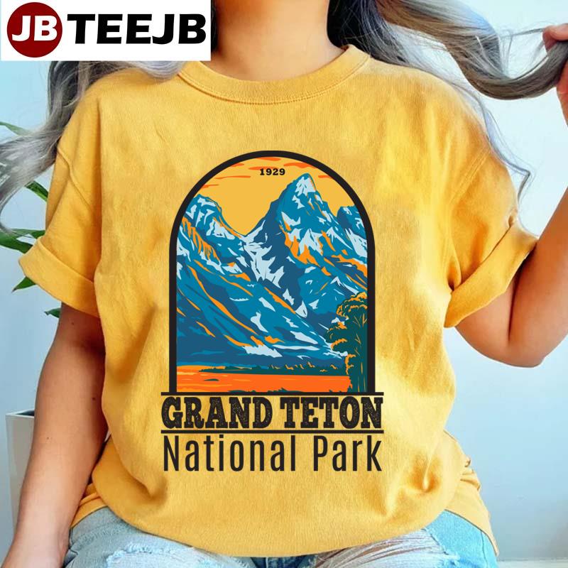 Grand Teton National Park Wyoming Vintage Unisex T-Shirt