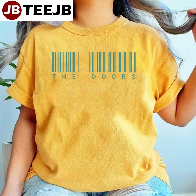 Green Art The Door Barcode Unisex T-Shirt