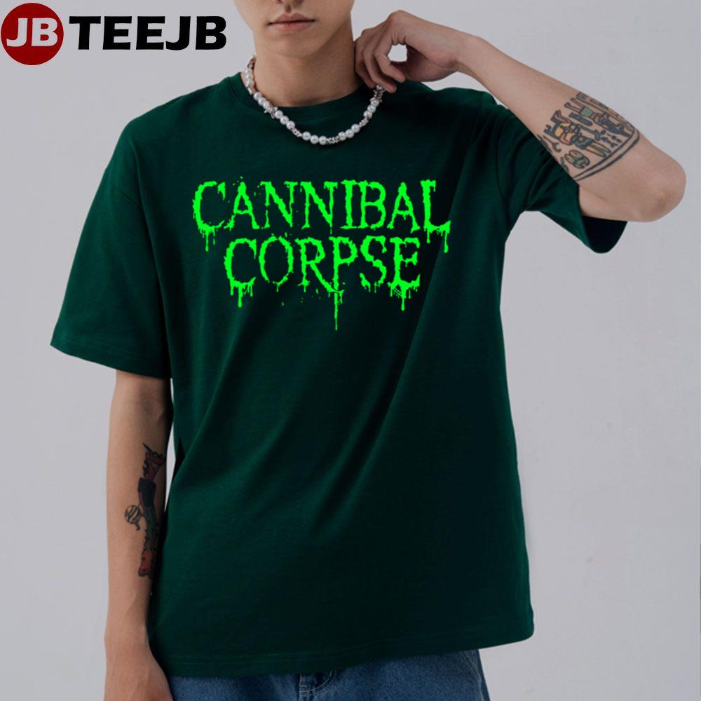 Green Text Cannibal Corpse Logo Unisex T-Shirt