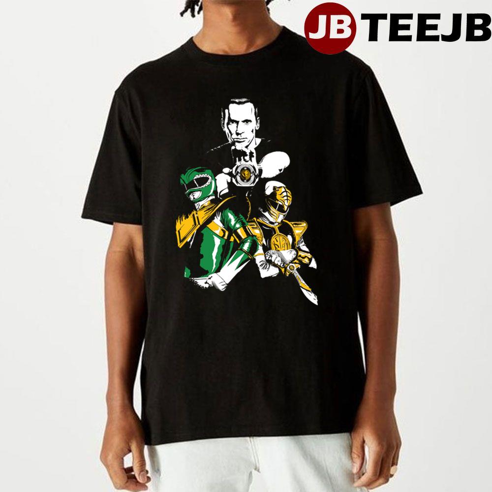 Green With White Power Ranger Unisex T-Shirt