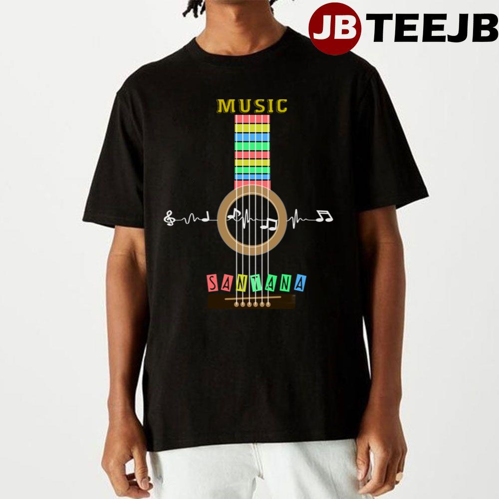 Guitar Santana Music Band Unisex T-Shirt