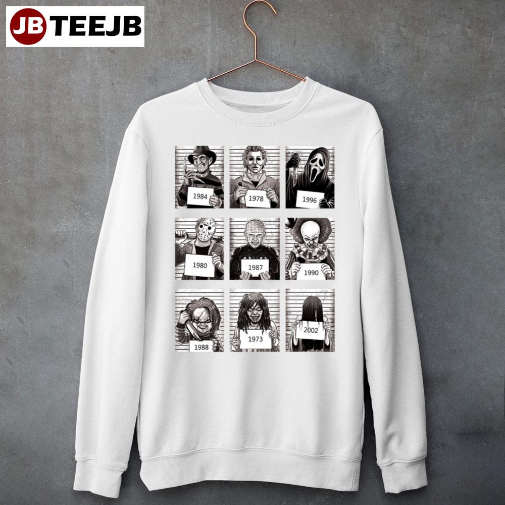 Halloween Creepy Legends Killer Horror Unisex Sweatshirt