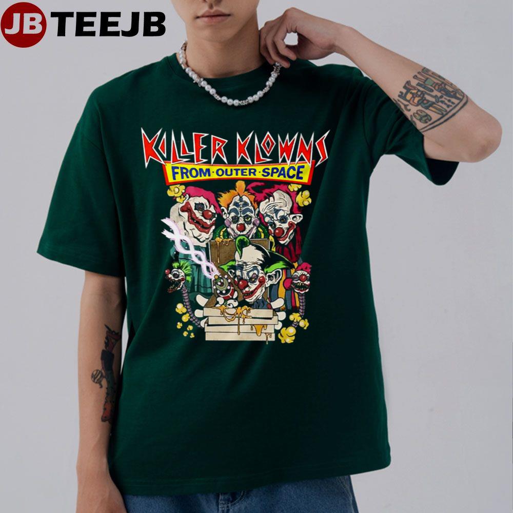 Halloween Film 1980s Killer Klowns Horror Collect Unisex T-Shirt