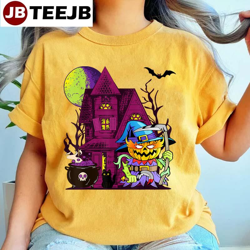 Halloween Zombie Evil Killer Demon Pumpkin Horror Unisex T-Shirt