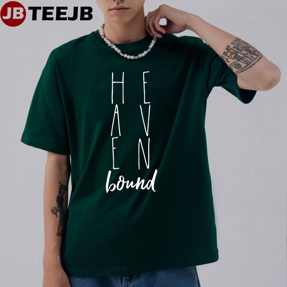 Heaven Bound Hopeful Christian Distressed Vintage Unisex T-Shirt