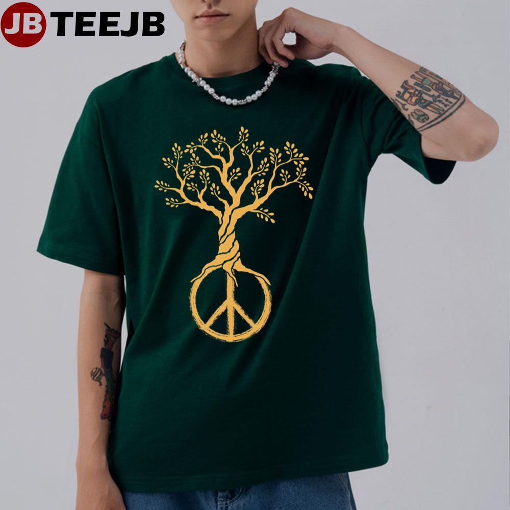 Hippie Peace Sign Inclusion Peace Unisex T-Shirt