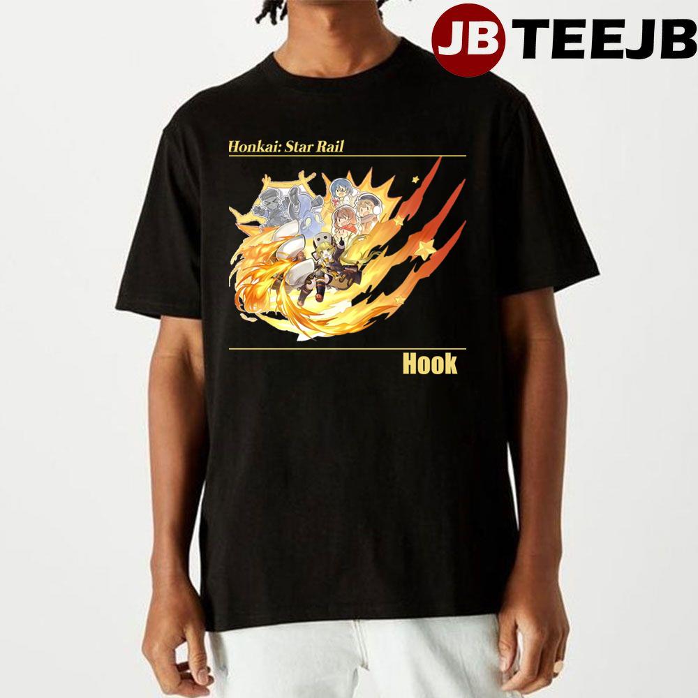 Hook Honkai Star Rail Game Unisex T-Shirt