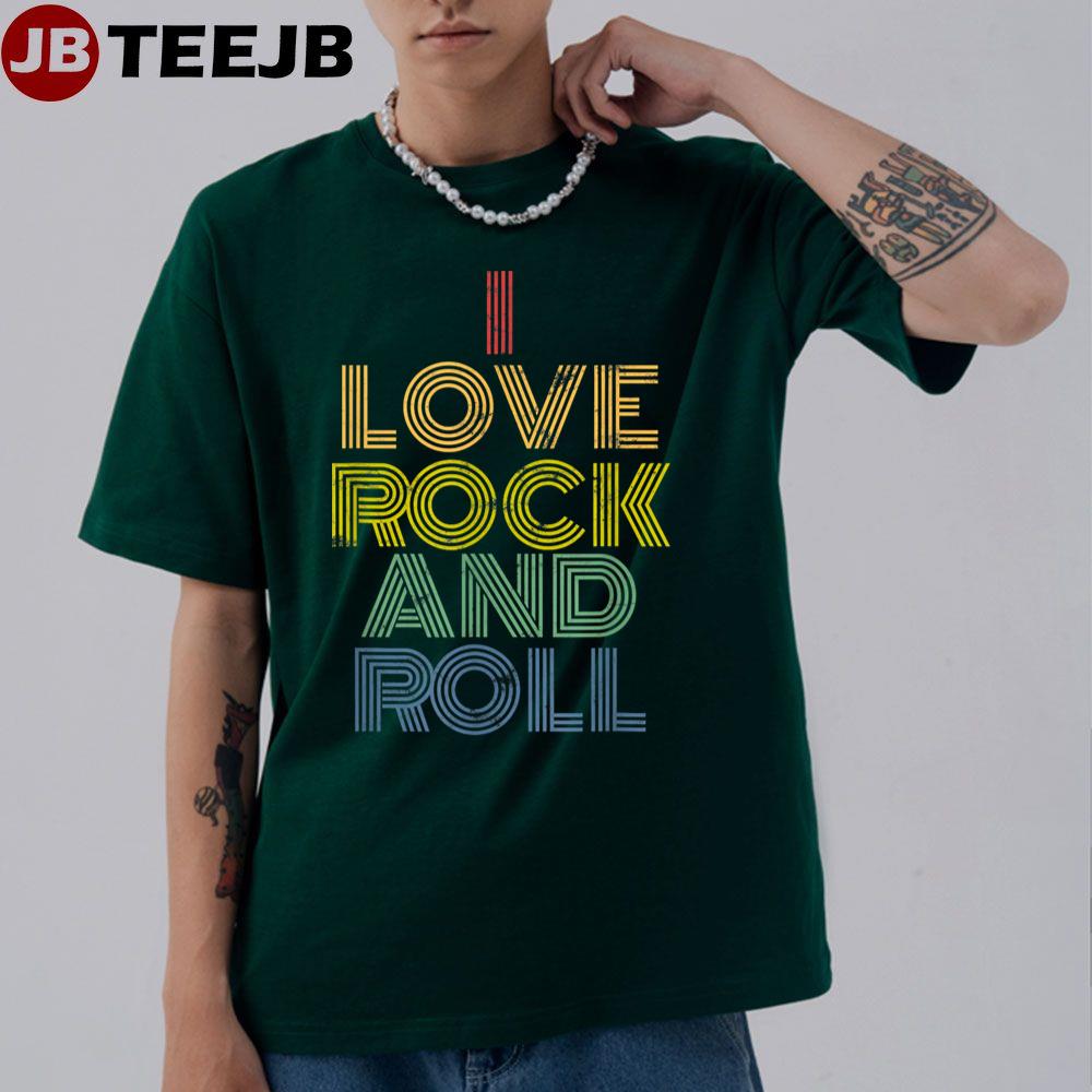 I Love Rock And Roll Vintage Unisex T-Shirt