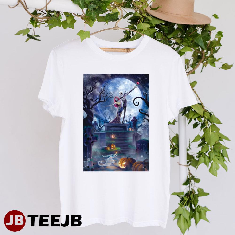 Jack And Sally Nightmare Before Christmas Unisex T-Shirt