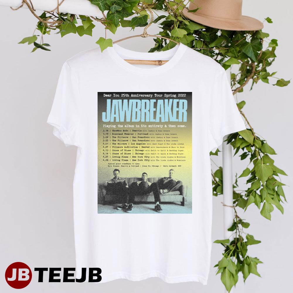 Jawbreaker ‘Dear You’ 25th Anniversary Tour 2022 Unisex T-Shirt