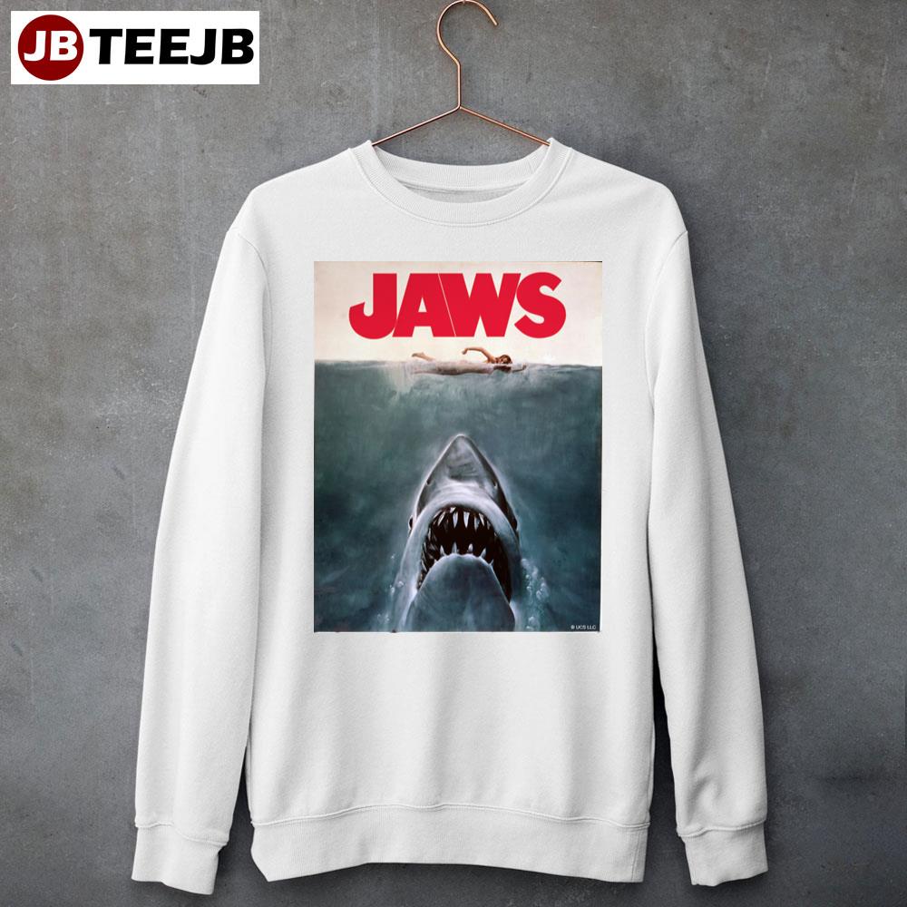 Jaws Vintage Theatrical Art Unisex Sweatshirt