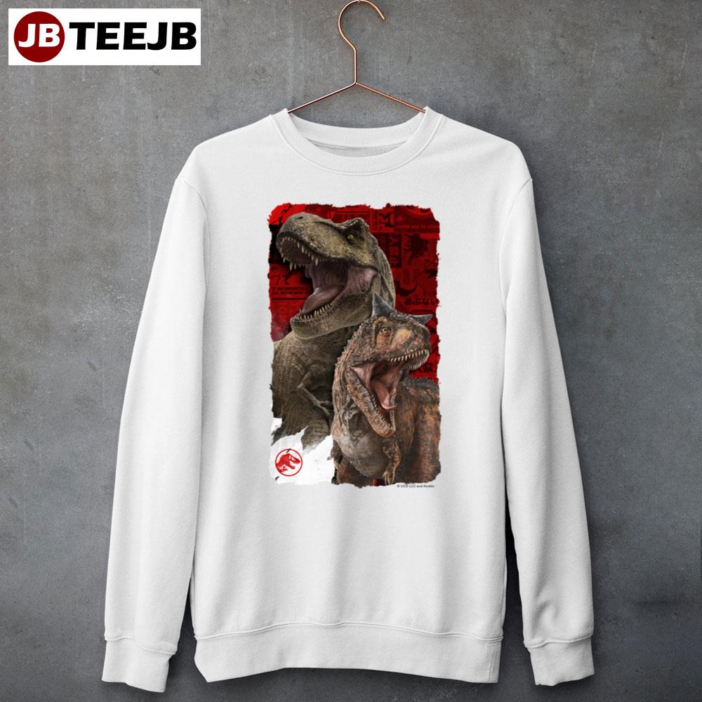 Jurassic World Trex & Carnotaurus Signs Unisex Sweatshirt