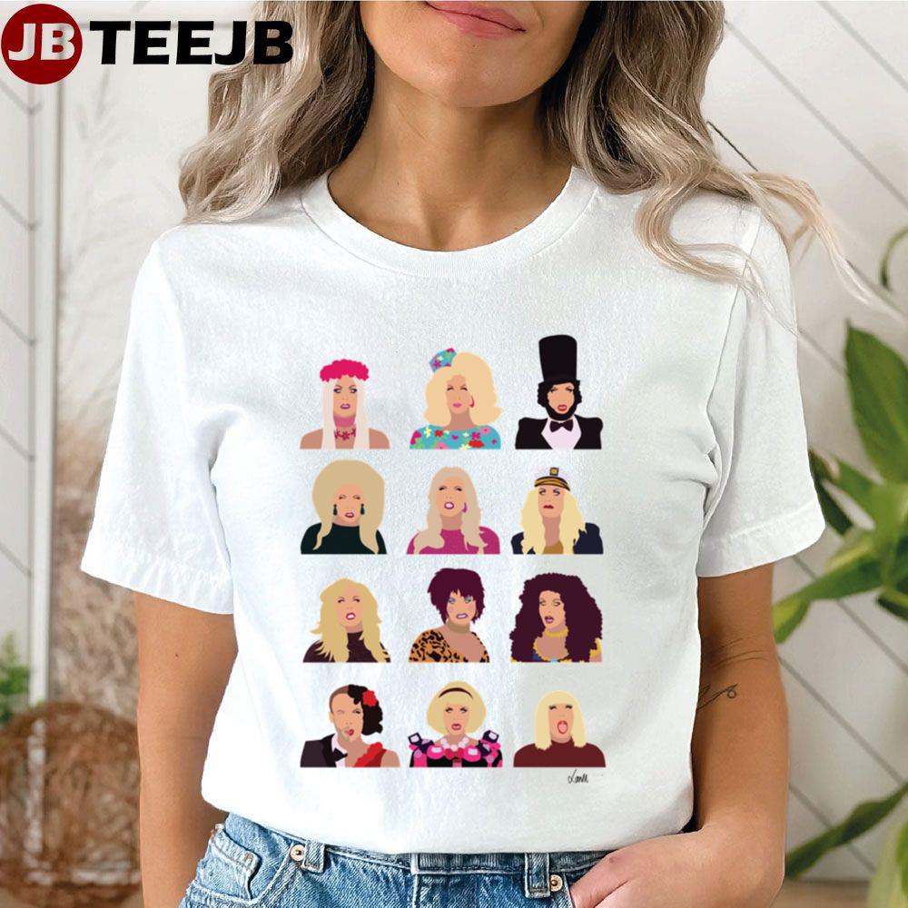 Katya Zamolodchikova The Faces Of Season 7 Unisex T-Shirt