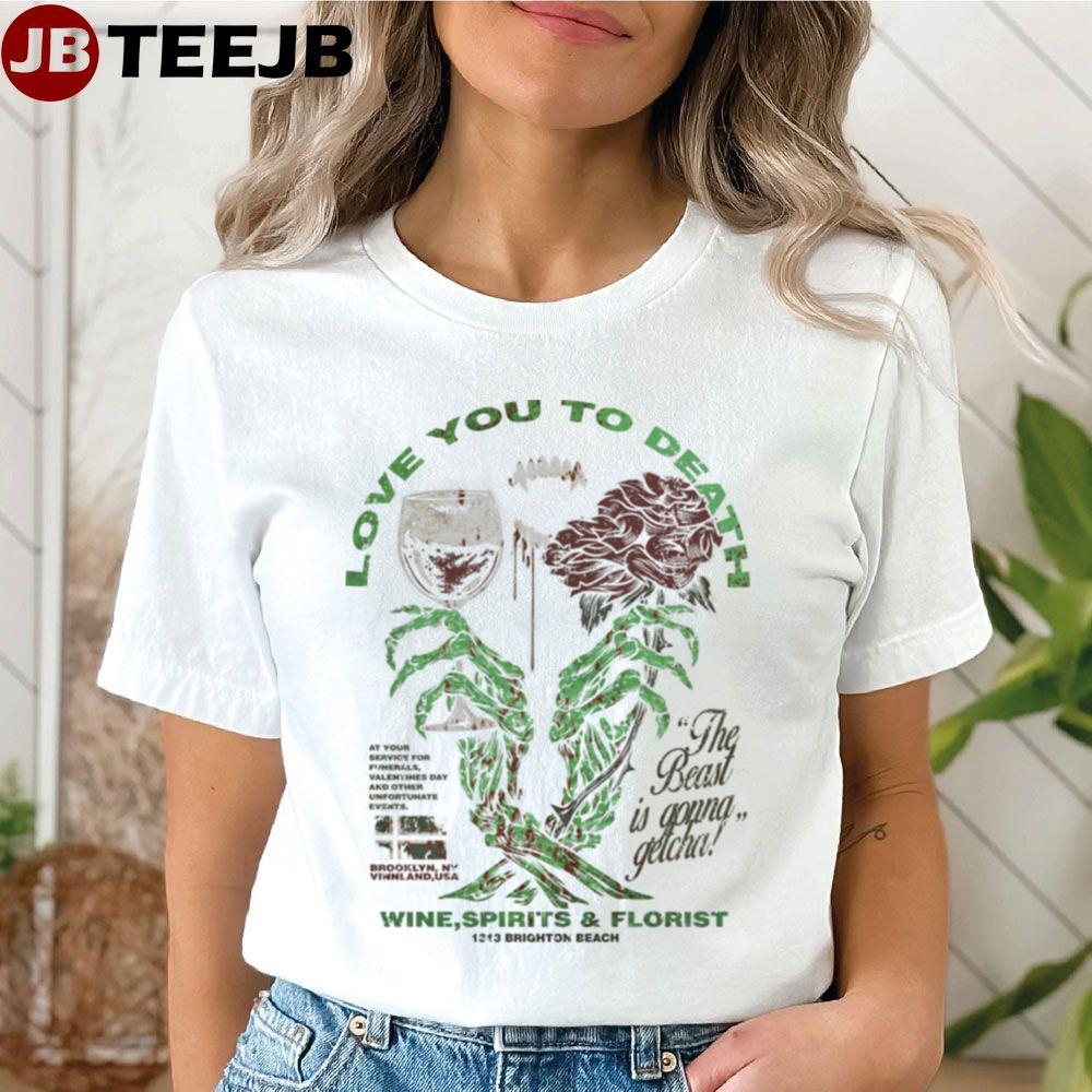 Love You To Death Negative Wallpaper Unisex T-Shirt