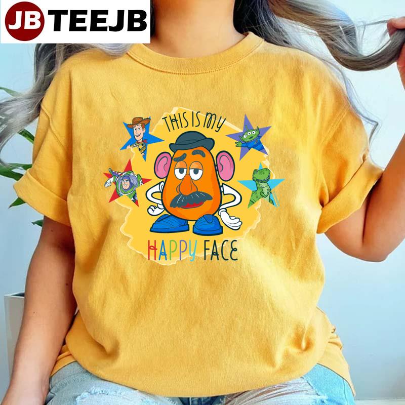 Mr Potato Head This Is My Happy Face Unisex T-Shirt