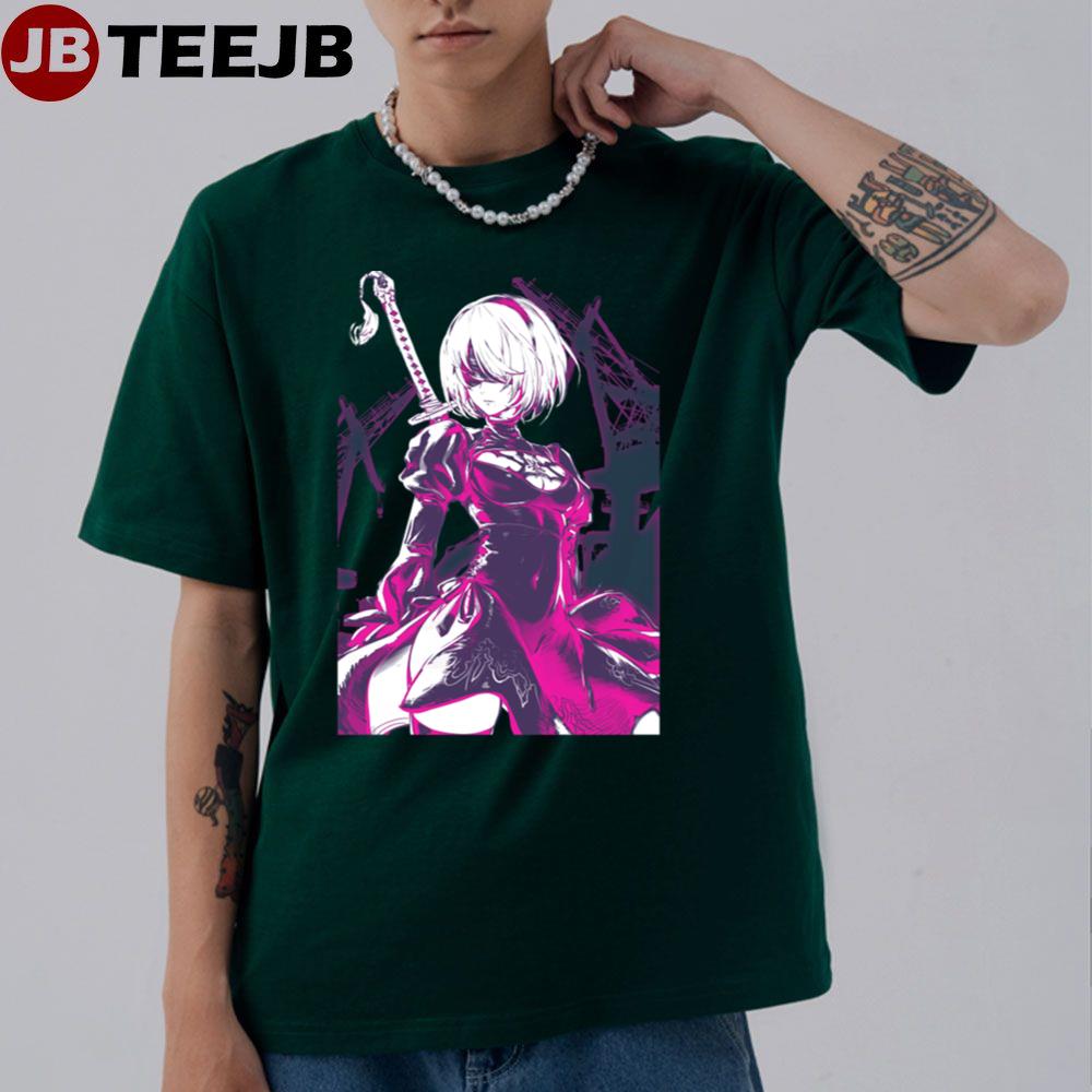 Neon 2b Nier Automata Unisex T-Shirt