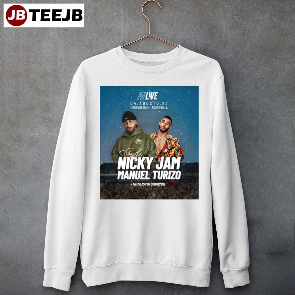 Nicky Jam Maniel Turizo 2023 Unisex T-Shirt