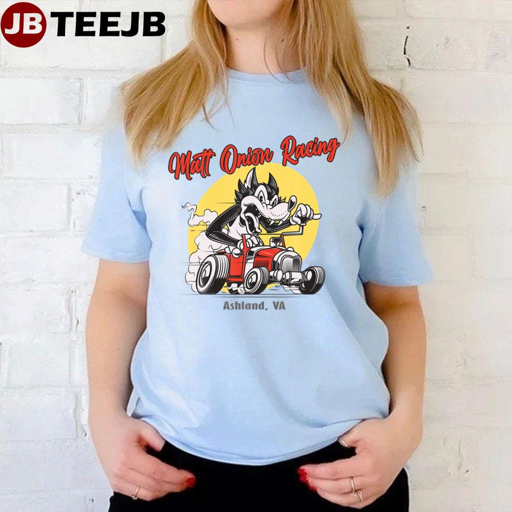 Oldschool Vintage Car Racing Rockabilly Dirt Track Unisex T-Shirt