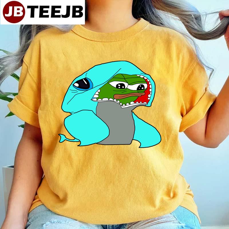 Rare Pepe Cute Shark Unisex T-Shirt