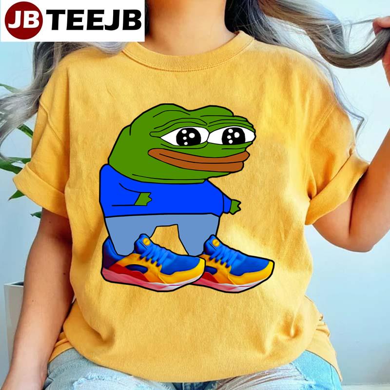 Rare Pepe With Cool Sneakers Unisex T-Shirt