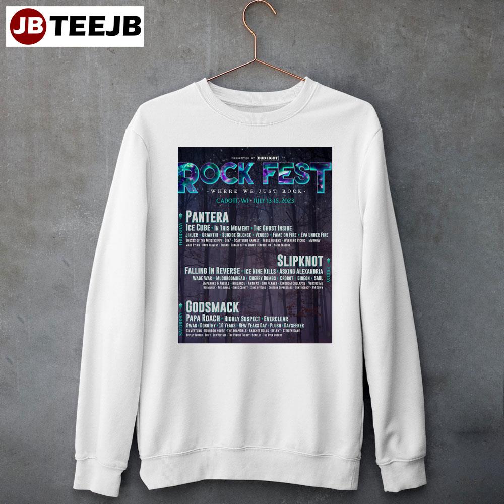 Rock Fest Where We Just Rock July 2023 Unisex T-Shirt