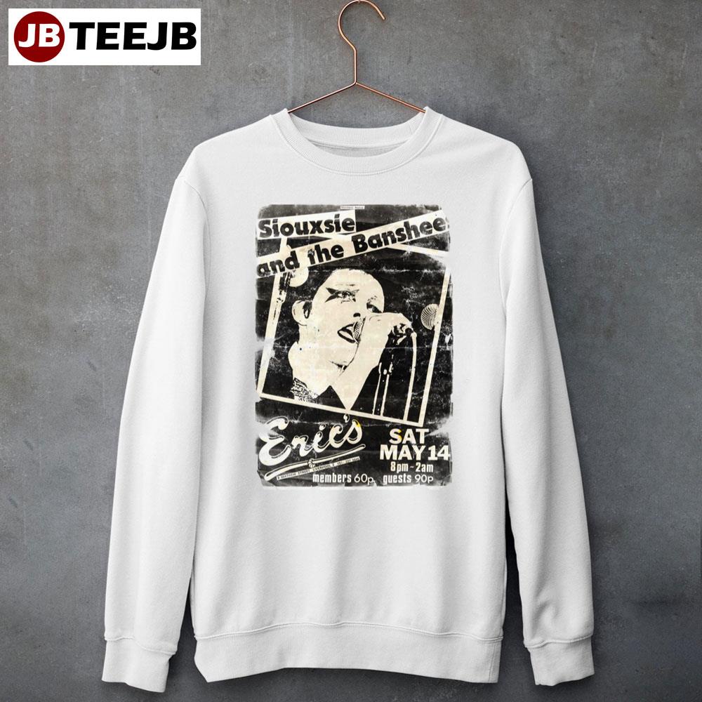 Siouxsie And The Banshees Vintage Gigs Esse Unisex Sweatshirt